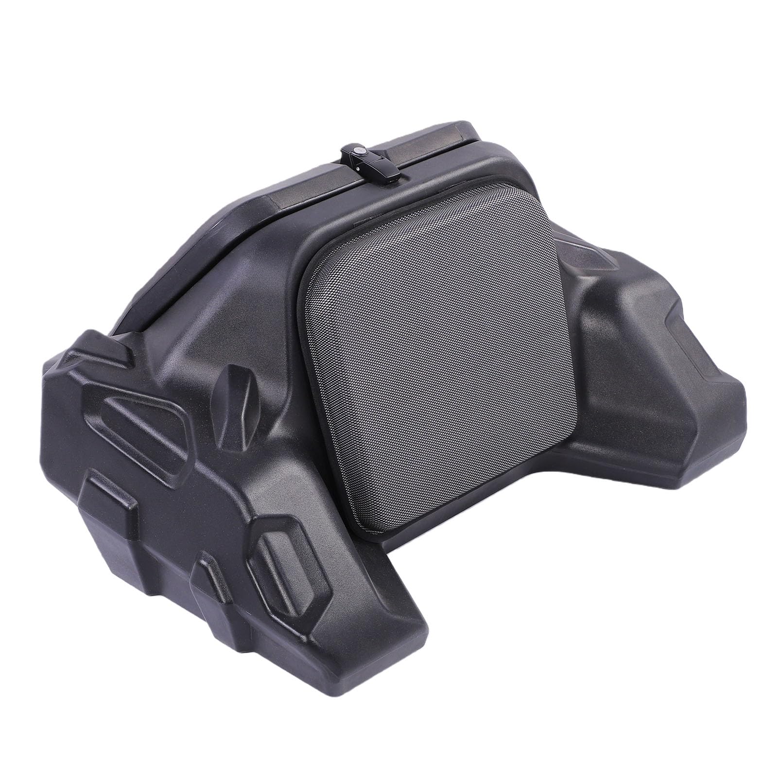 Cocoarm Caja de Almacenamiento Trasera para ATV de 70 litros, Caja de Carga Trasera Impermeable con Cerradura ABS con Respaldo Acolchado, Soporte para Bastidor de Tubos, Almacenamiento a Prueba de