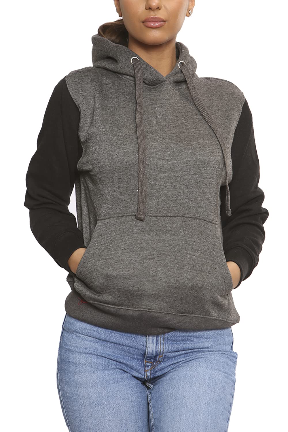 Fashion Star Womens Oversized Hooded Fleece Zipper Jumper Baggy Top Sweatshirt