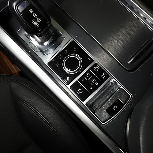 Miniatura 9 de YIWANG Aleación de aluminio modificada consola central de control multimedia botón de botones de ajuste de la cubierta pegatinas para Land Rang