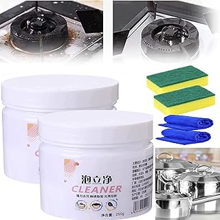 Barbas & Zacári Foam Rust Remover Kitchen All-Purpose Cleaning Powder, Kitchen Instant Cleaning Powder, All-Purpose Magic Cleaning Powder, Soak to Clean Greasy Dirt Foam Cleaner Rust Remover (250g*2)