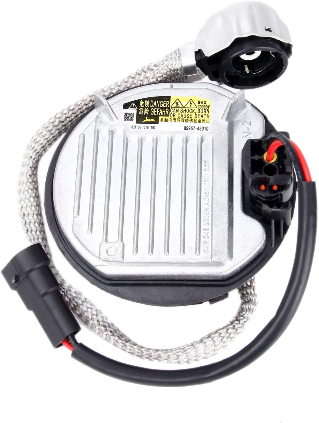 Aupoko Xenon HID Ballast Headlight 85967-45010, Replaces# DDLT004 KDLS001, Control Unit Module D4S/D4R with Igniter&Cable, Compatible with BMW Mercedes Cadillac Jaguar