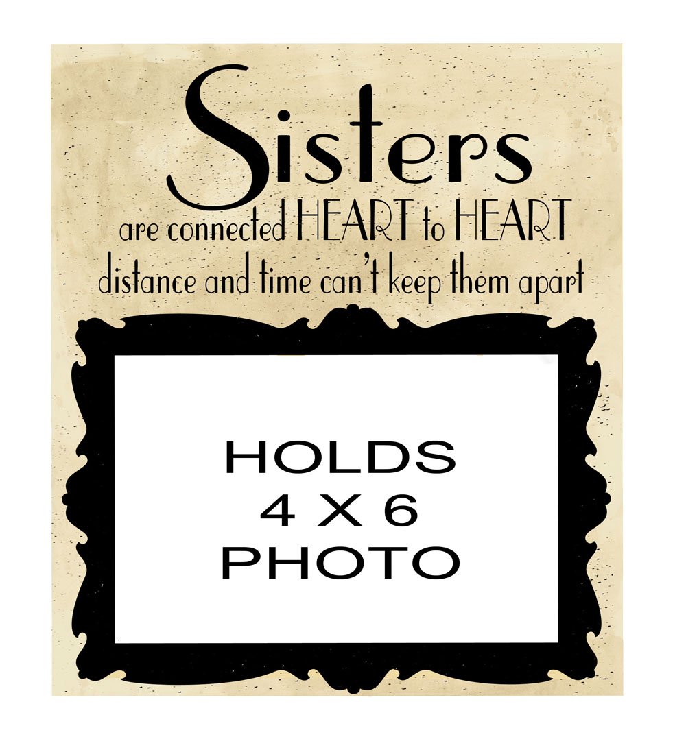 Ohio Wholesale Sister's Stoneware Frame Wall Art, Everyday Collection