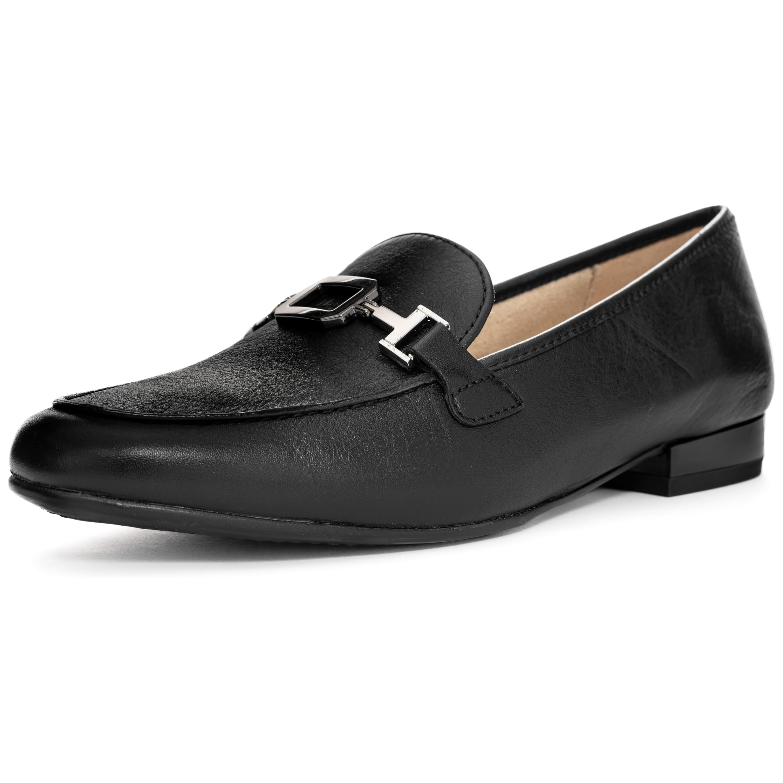 ARA Women's Kent Moccasin, Black, 39 EU Schmal