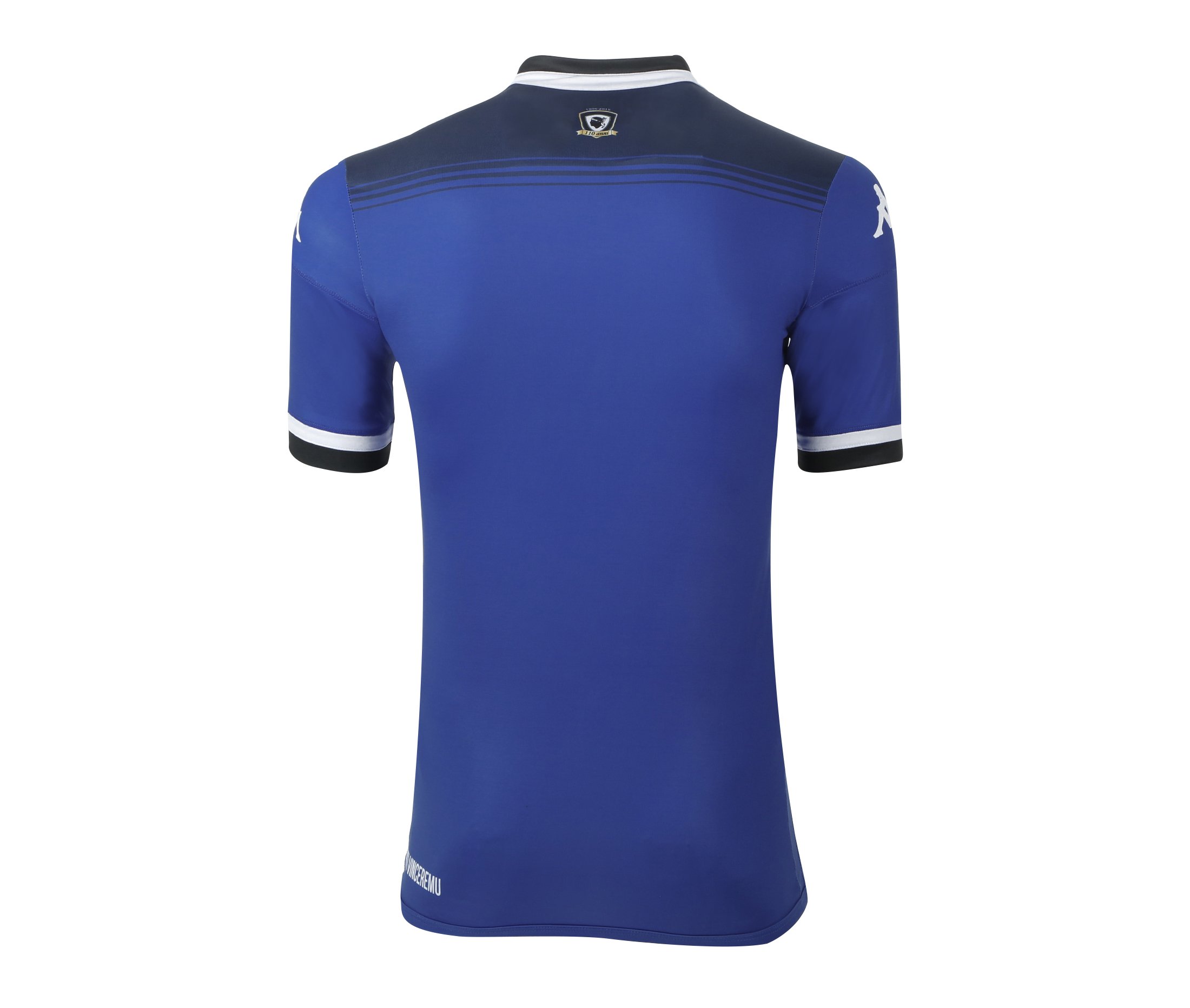 Maillot SC Bastia 2017-2018 Domicile - Kappa Bleu Taille L/XL - Occasion