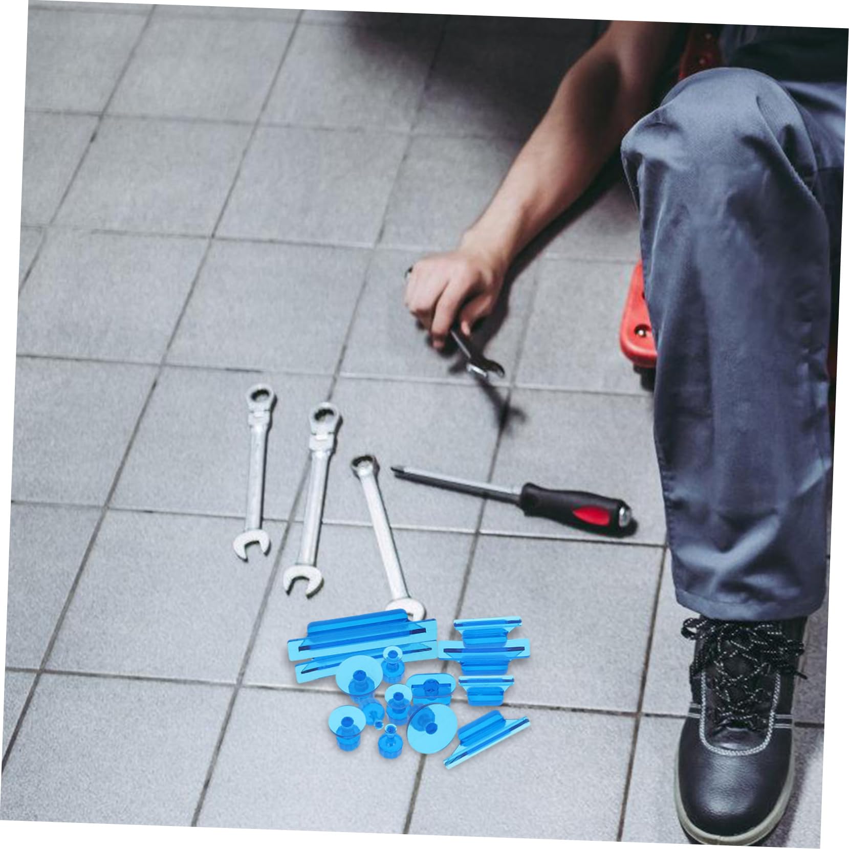 ULTECHNOVO 60pezzi Kit Strumenti Per Riparazione Ammaccature Auto Accessori Per Rimozione Denti Utensili Per Restauro Carrozzeria Riparazione Senza Verniciatura