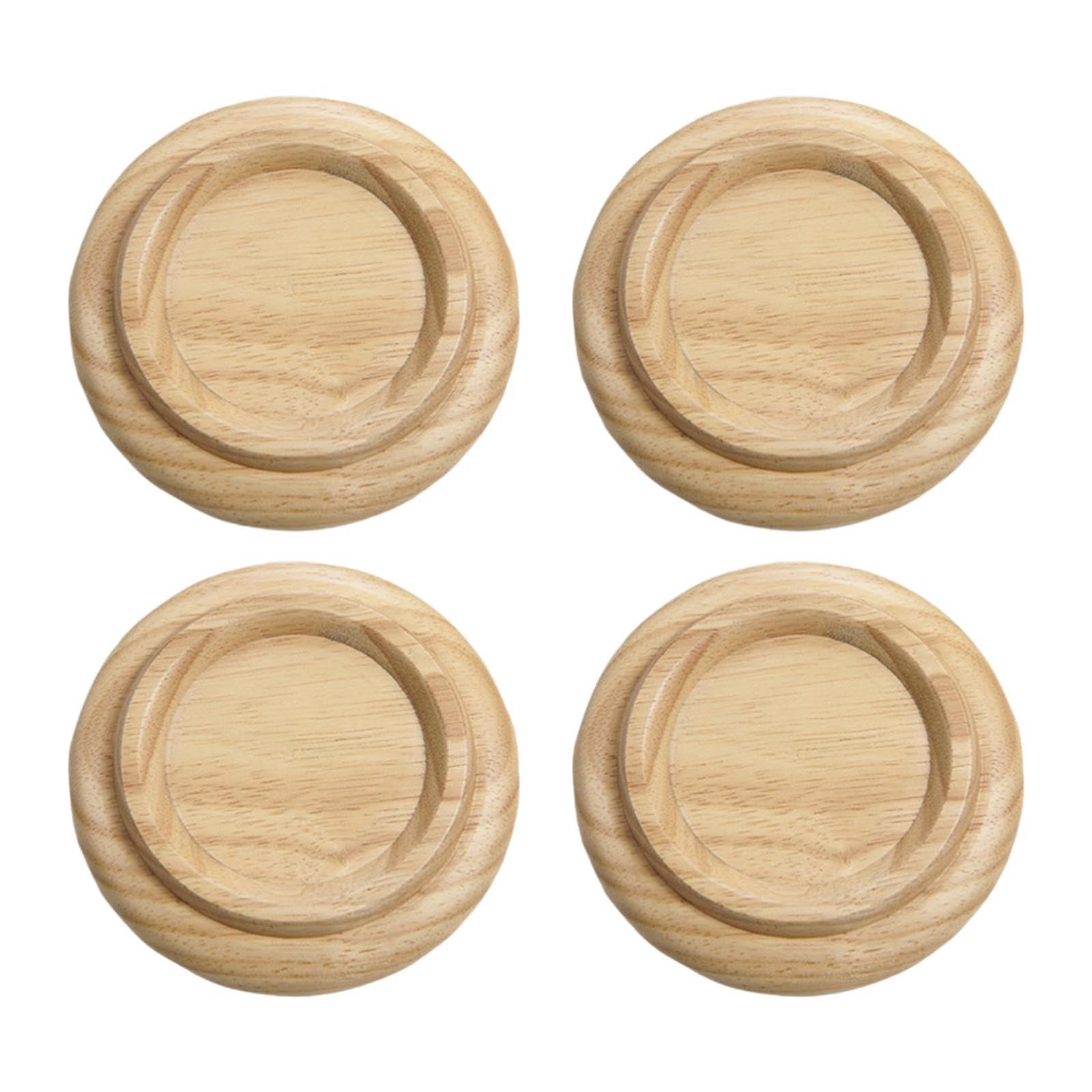 Tapis de piano droit en bois lot de 4 coupelles protection de sol et réduction de bruit pour chambre