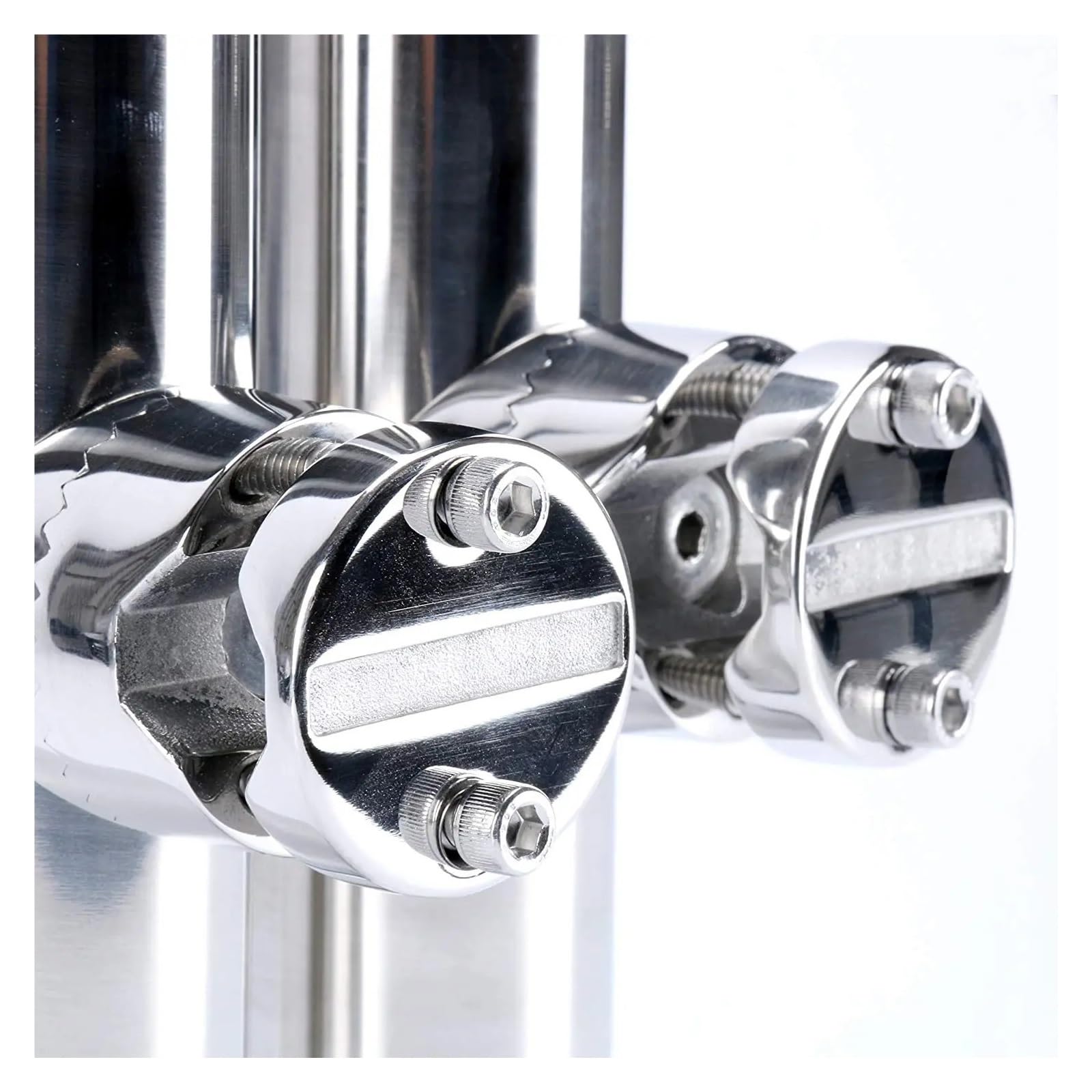 2 szt. Zaciskowy uchwyt na wędki ze stali nierdzewnej 316 7/8"-1".