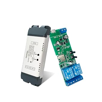 EWeLink 2CH 85V-250V Smart WiFi Switch Relay, Point/Self-Locking Switch Module,DIY Smart Home, APP Control, Compatible with Alexa Google Home