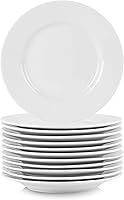 Vista 1 de 10 Strawberry Street 6" Catering Round Appetizer Plate, Set of 12,White