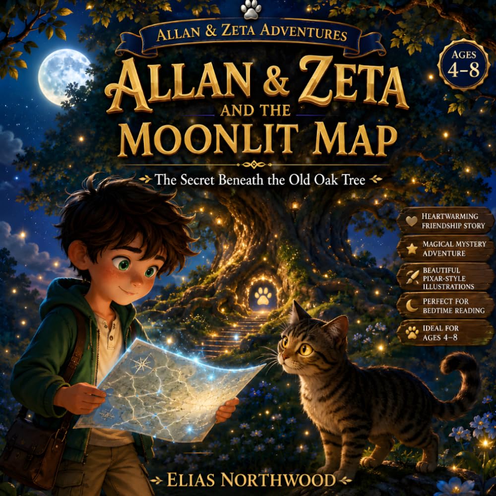 Allan & Zeta and the Moonlit Map: The Secret Beneath the Old Oak Tree (Allan & Zeta Adventures)