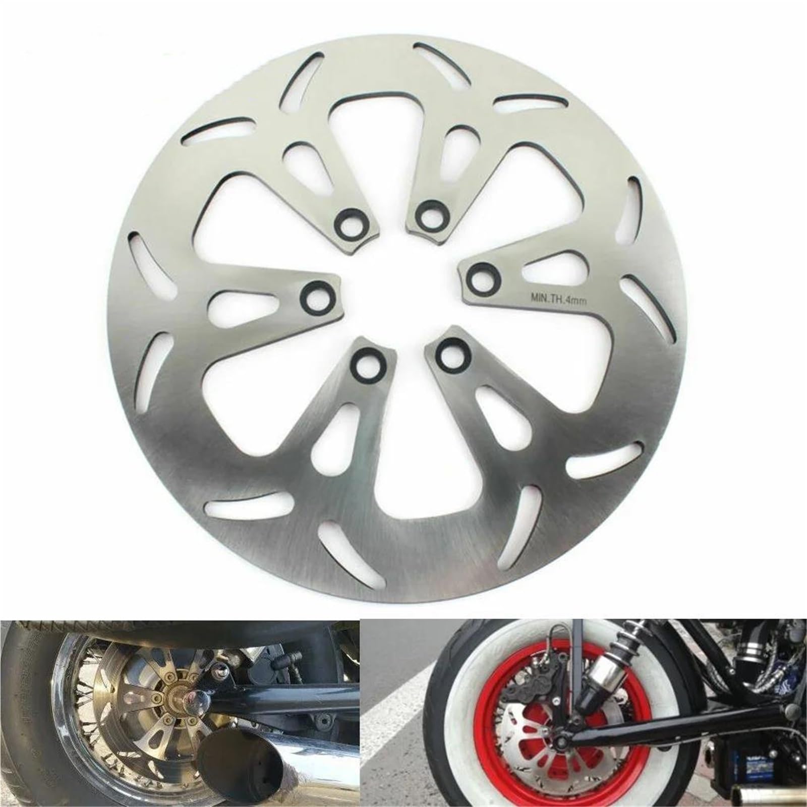 Motorrad Bremssystem Hinten Bremsscheibe Bremsscheibe Für Suzuki VS 1400 VS1400 Für Intruder GL GLP Für Boulevard 87-04 VL 1500 VL1500 98 99