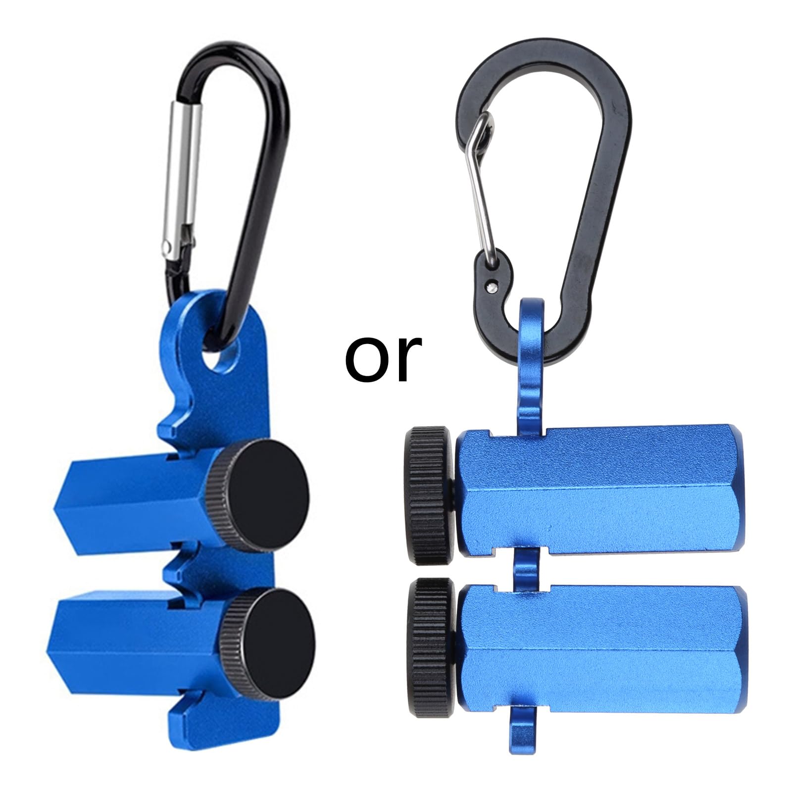 hokojix Stair Gauges for Framing Square,Non-slip Framing Square Stops with Holder, Framing Tools for Woodworking, 4.2x1.96cm, Blue