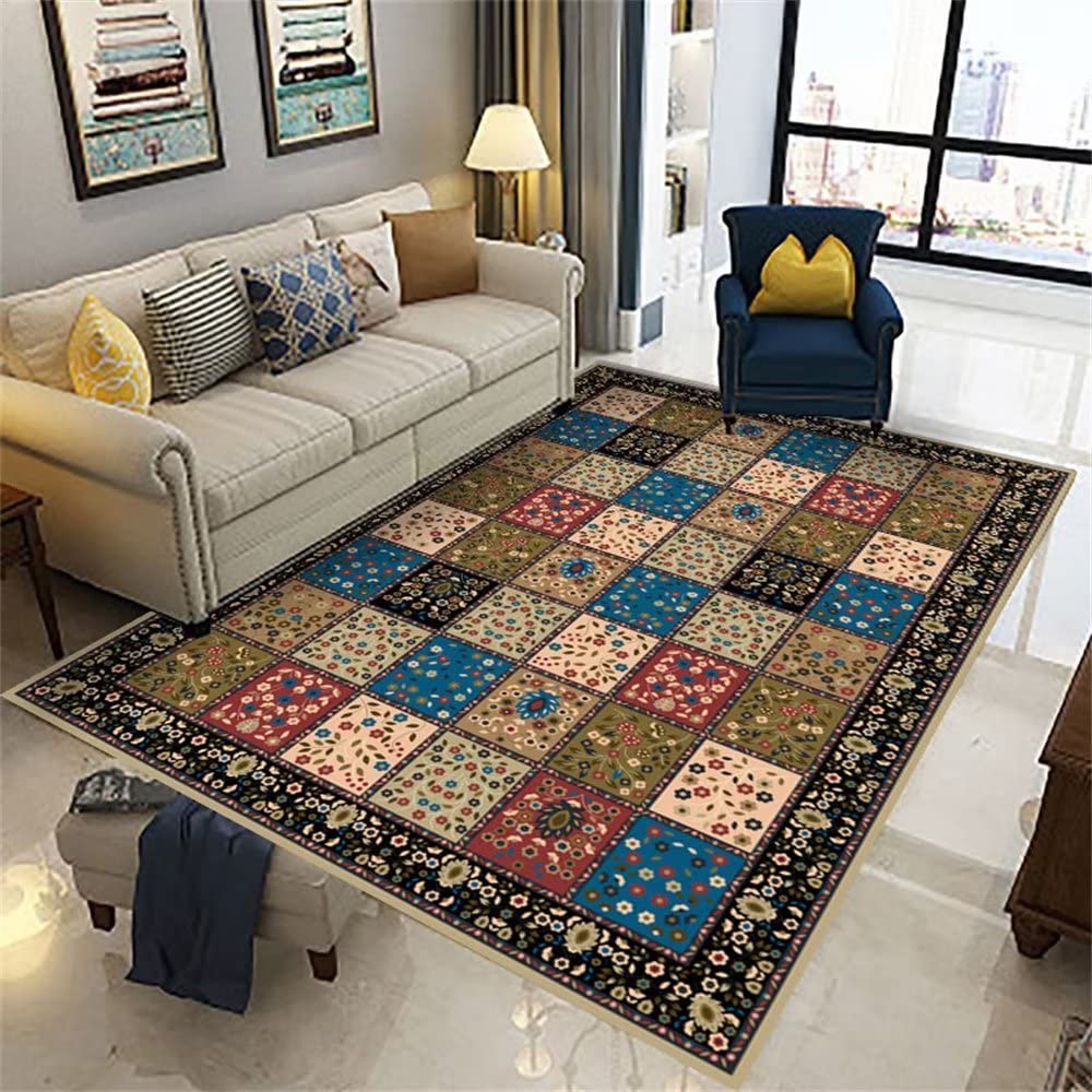 Gamer Teppich Waschbare Fußmatte für Schlafzimmer, Wohnzimmer, Sofa Spiele Teppich Mehrfarbig Schlafzimmer deko Teppich dünn Gamer Teppich wohnzimmerteppich modern120x180CM