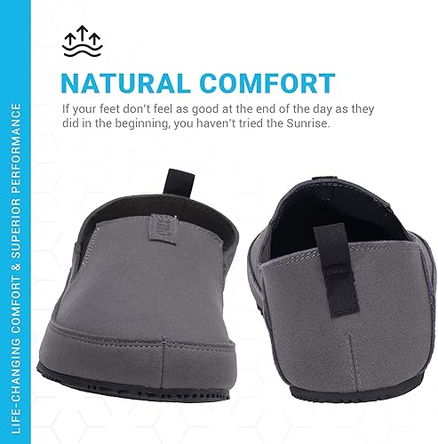 Vista 6 de Xero Shoes Zapatos casuales Sunrise para hombre, súper ligeros, cómodos zapatos de campamento y viaje sin cordones