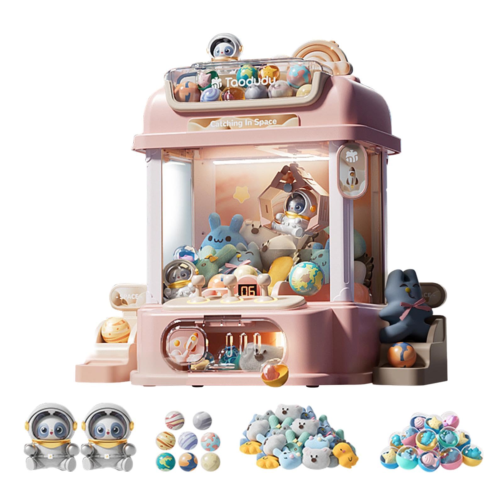 Greifautomat Kinder Spielzeug Maschine Elektronische Automaten Bonbon Spender Musikspiel Funktion Langlebiges Material für Familienfeiern Ki, Stil E
