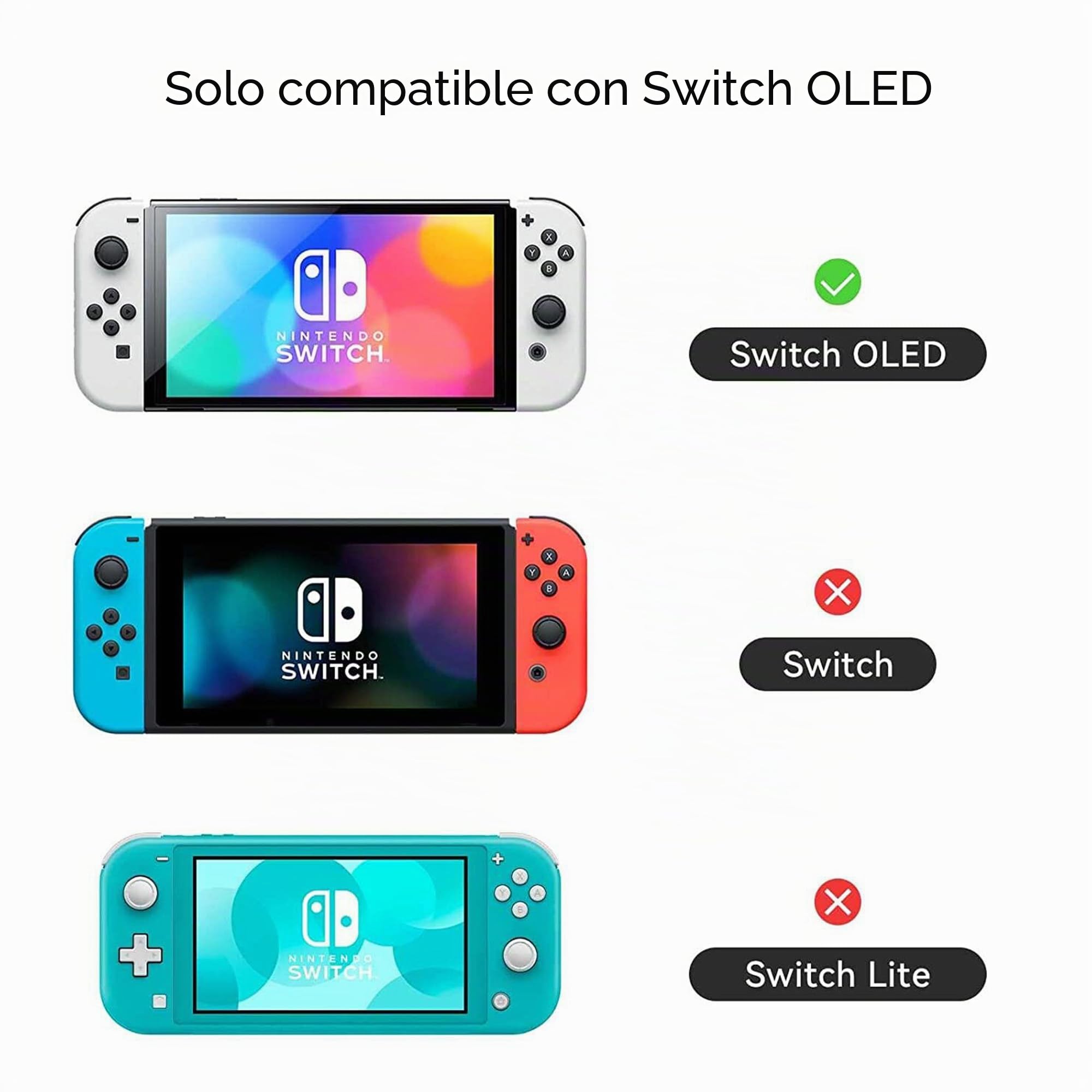 GeekShare Funda protectora rígida de policarbonato para Switch OLED modelo Cute Bunny Slim Cover Case compatible con Nintendo Switch OLED - Conejo Sakura morado