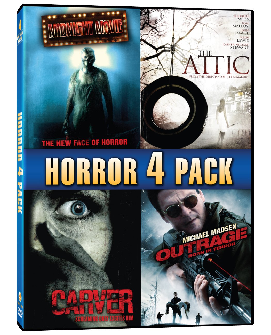 Amazon.co.jp: VOL. 1-HORROR 4 PACK : DVD