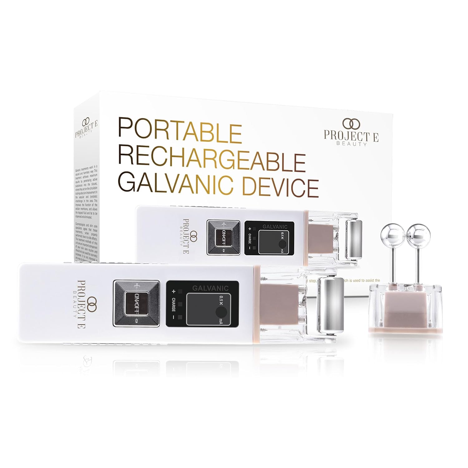 Project E Beauty Portable Rechargeable Galvanic Device | Skin Care Reduce Wrinkles Skin Tightening Firming Fine Lines Desincrustation Deep Pore Cleansing Rejuvenation Device Project E Beauty Portable Rechargeable Galvanic Device | Skin Care Reduce Wrinkles Skin Tightening Firming Fine Lines Desincrustation Deep Pore Cleansing Rejuvenation Device