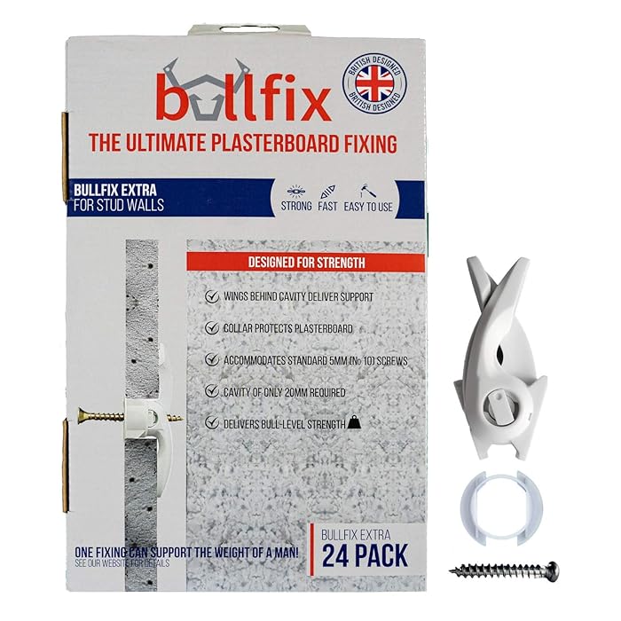 Buy Bullfix Heavy Duty Plasterboard Fixings Cavity Wall Fixing
