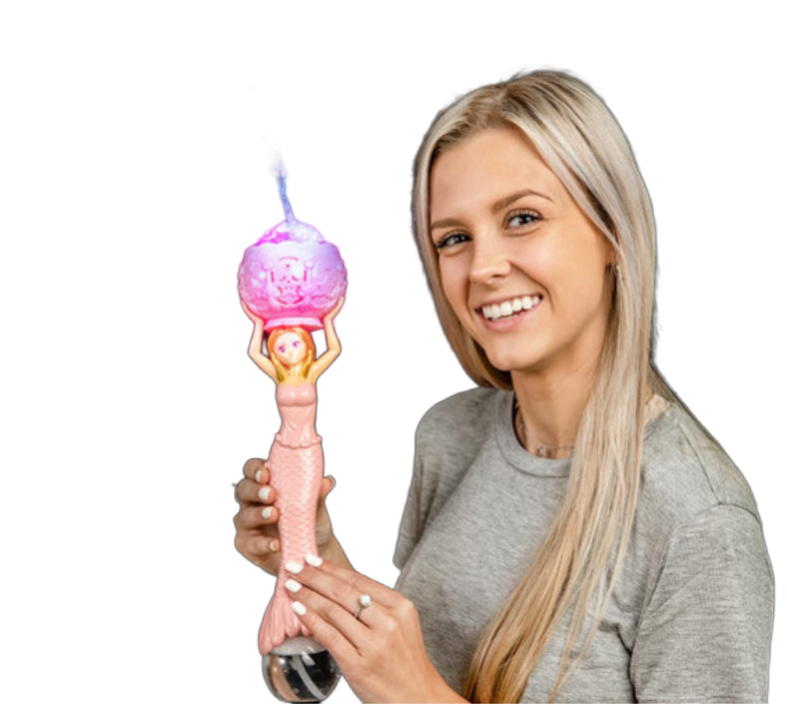 Amazon.com: 14 Inches Light Up Mermaid Bubble Wand Bubble