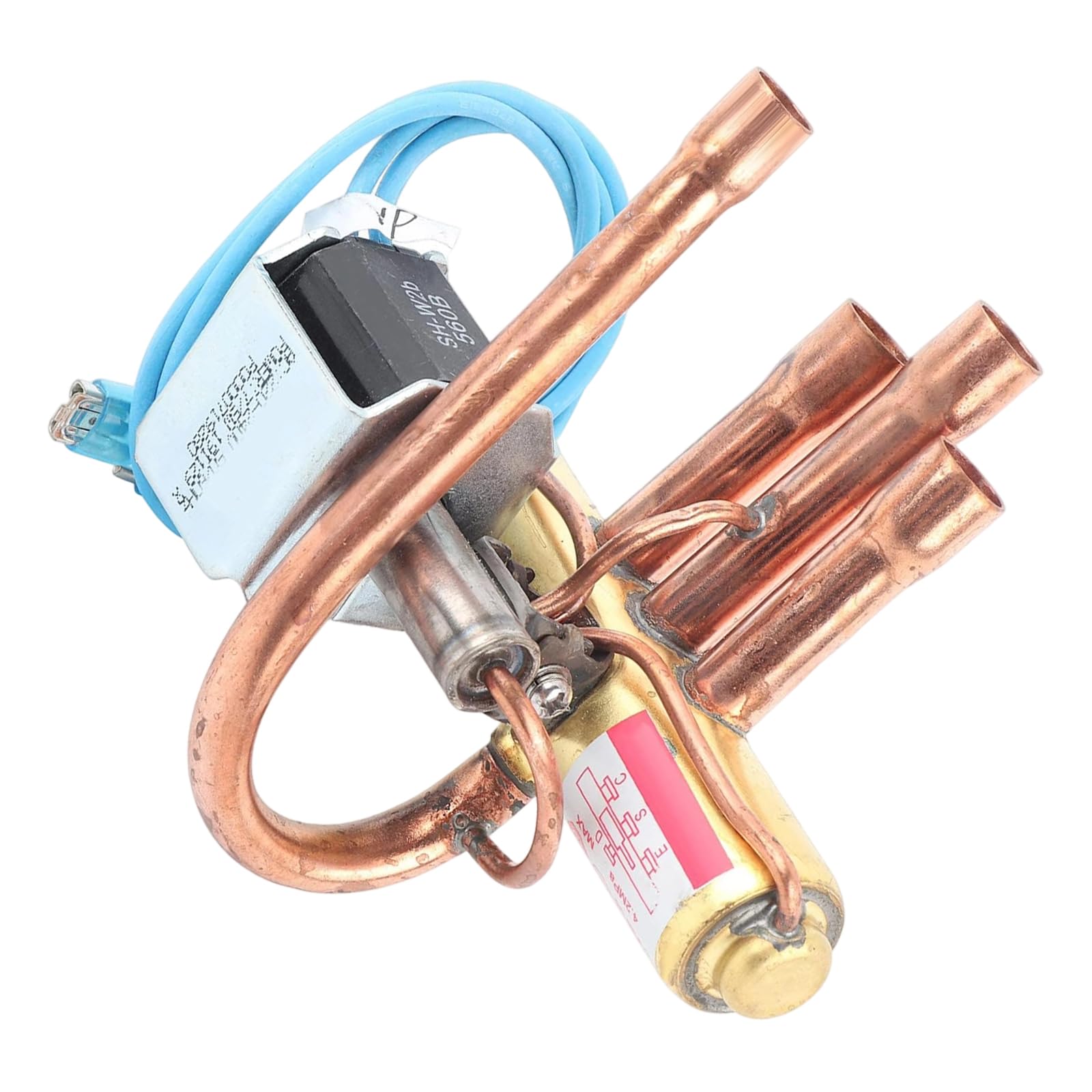 Zxfdsfdbnm Air Conditioning Four Way Reversing Valves with Coil Refrigerating 4 for Efficient HVAC Systems Four Reversing