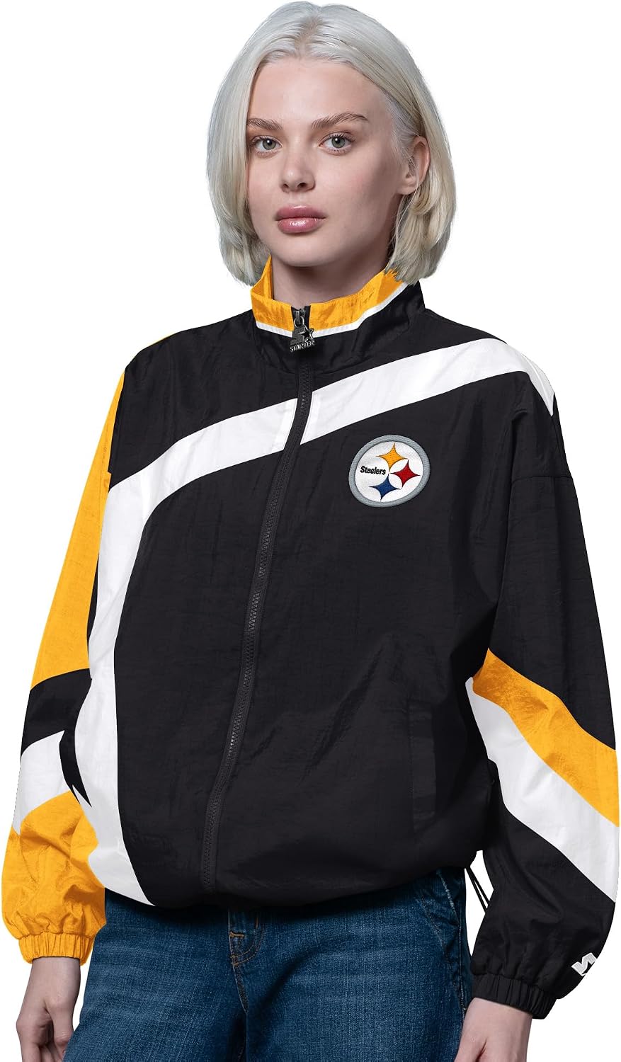 STARTER Women's NFL Vintage 1st Quarter Full-Zip Windbreaker