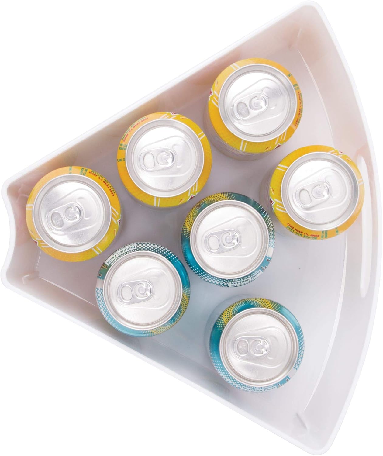 iDesign Lazy Susan kitchen Cabinet Organizer Storage Binz 1/6, White