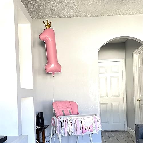 Vista 36 de Globos de 40 pulgadas, globo azul claro número 4, helio autoinflable de aluminio azul bebé para niños de 40 a 15 años, decoraciones de fiesta