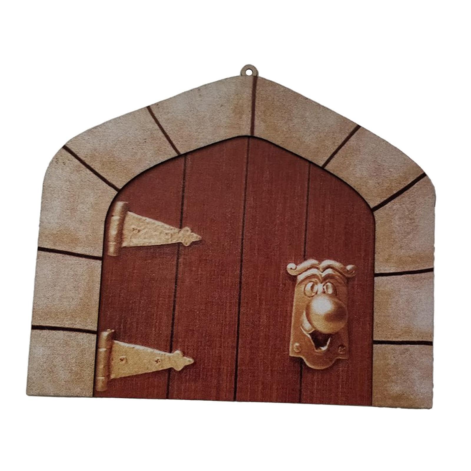 mophrati Miniature Fairy Door Well-crafted Fairy Statues Sculpture Authentic Ornament Accessories Bringing Fairytale Dreams To Life Outdoors Clearance Supplies