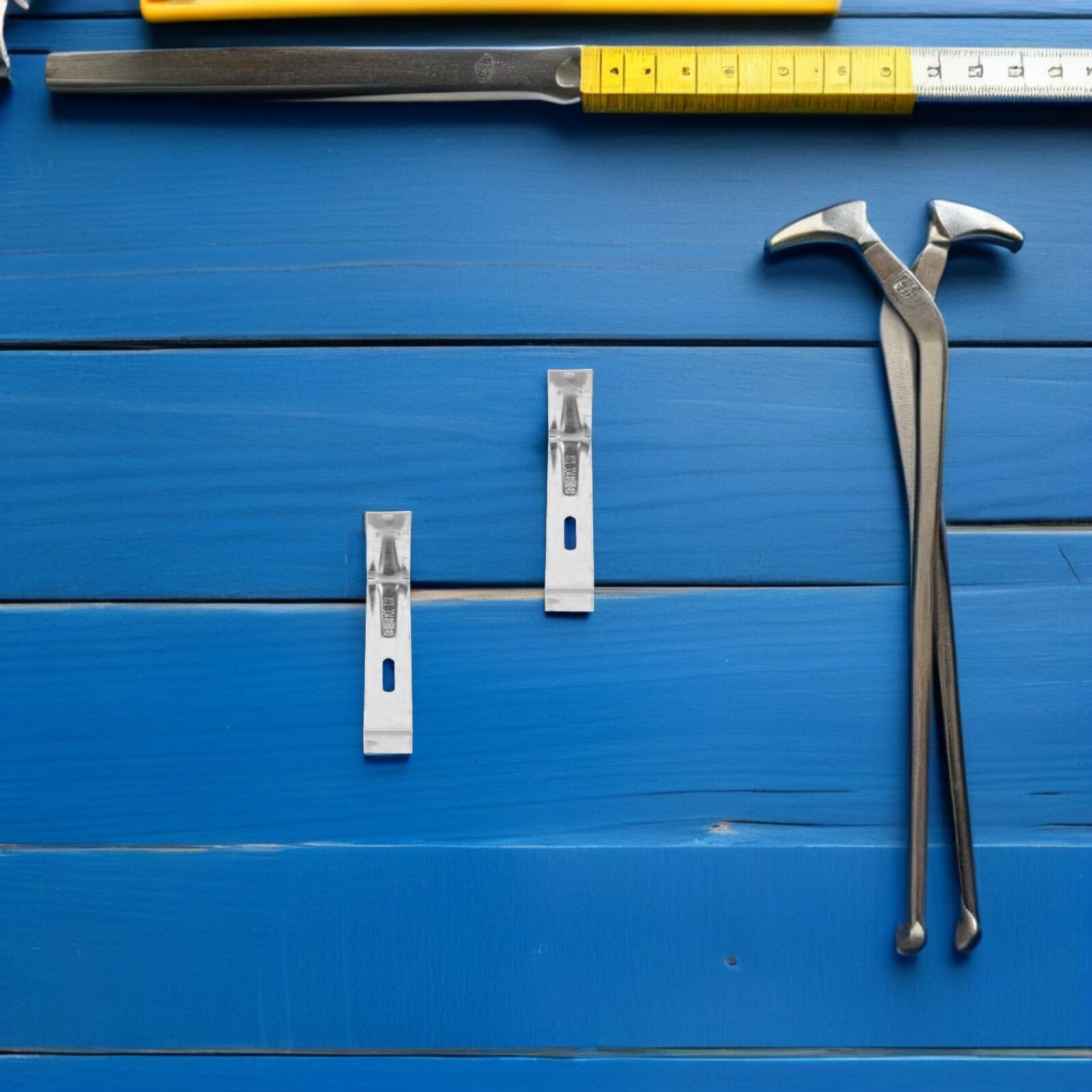 50 Stück Teiliges Set Edelstahl Dachziegelklammern Flachhaken Nonskid Schnee Eisschutz Dachbefestigung für Sichere Wintermontage und Rutschfeste Dachelemente