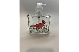 Hand Painted Cardinal Soap Dispenser