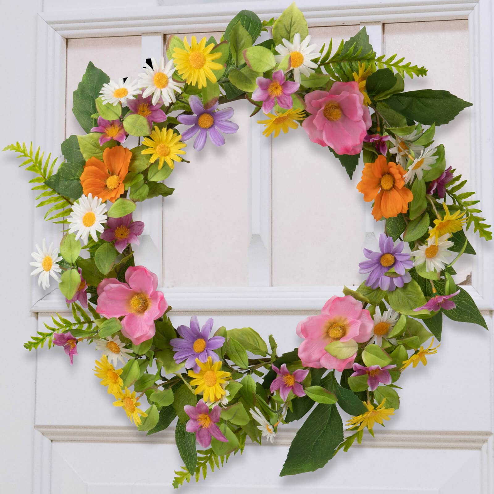 Fall-Wreath Front Door Fall Home-Decorations - 20 Inch Daisy Door Wreaths for Front Door, Decorative Wreaths Fall Decor for Outdoor and Indoor by DiliComing