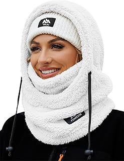 Sponsored You’re seeing this ad based on the product’s relevance to your search query.Learn more about this advertisement Fuakesor Plush Balaclava Hat Winter Thermal Ski Mask Fleece Windproof Face Hood Hat Scarf Balaclava for Men Women