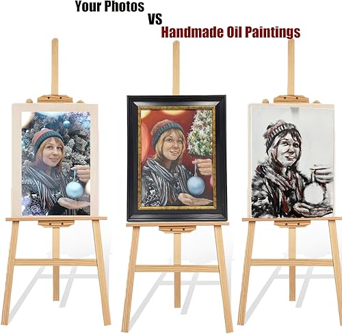 Miniatura 5 de ArtXO - Arte de pared personalizado con tus fotos, pinturas al óleo pintadas a mano sobre lienzo, pinturas de paisaje, decoración de pared