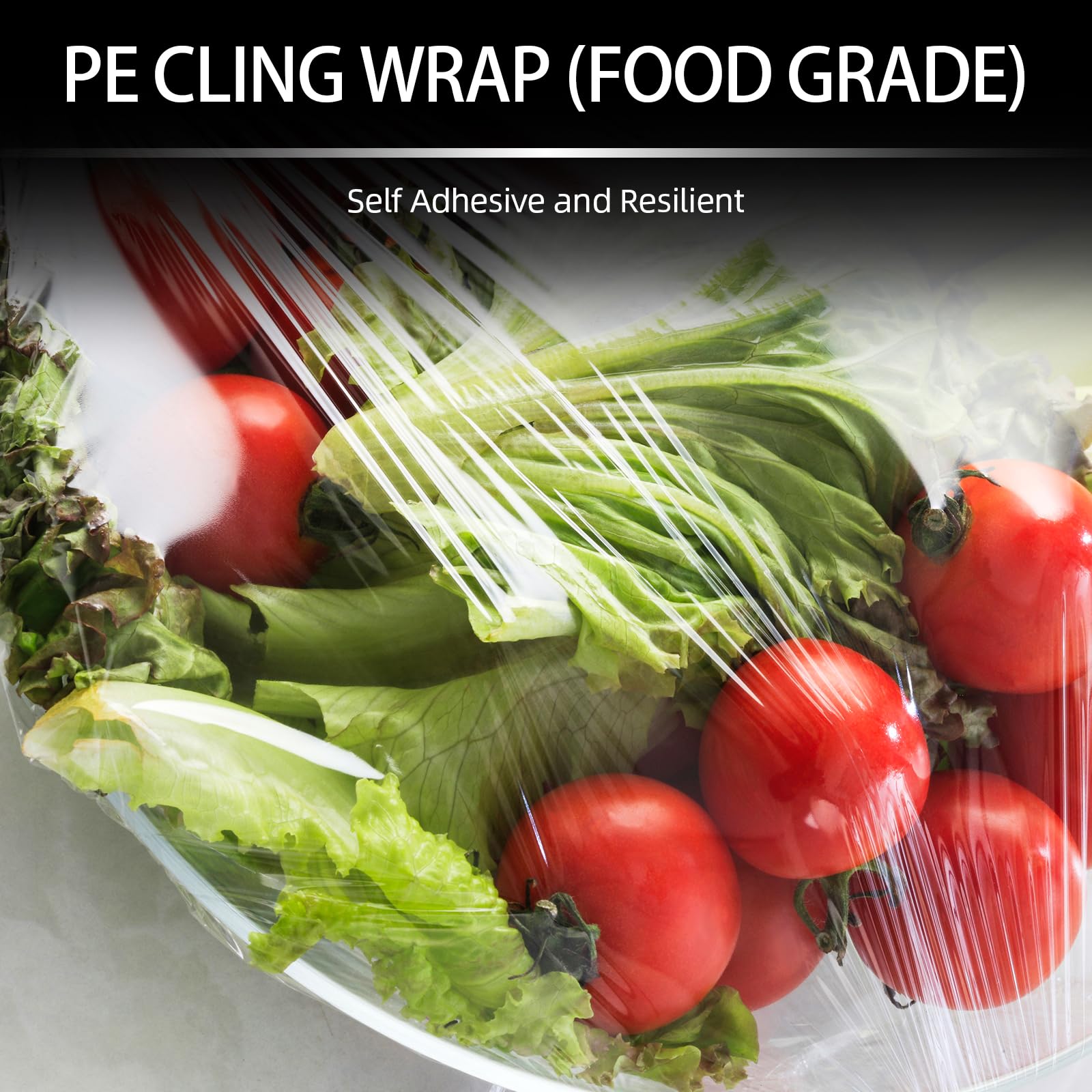 ATOMUS 2 Rolls Self Adhesive PE Food Grade Cling Film 0.015mm Clear Pallet Wrap 30cmx30m for Tattoo Armrest Instrument Supplies Tattoo Wrap Skin Aftercare Film