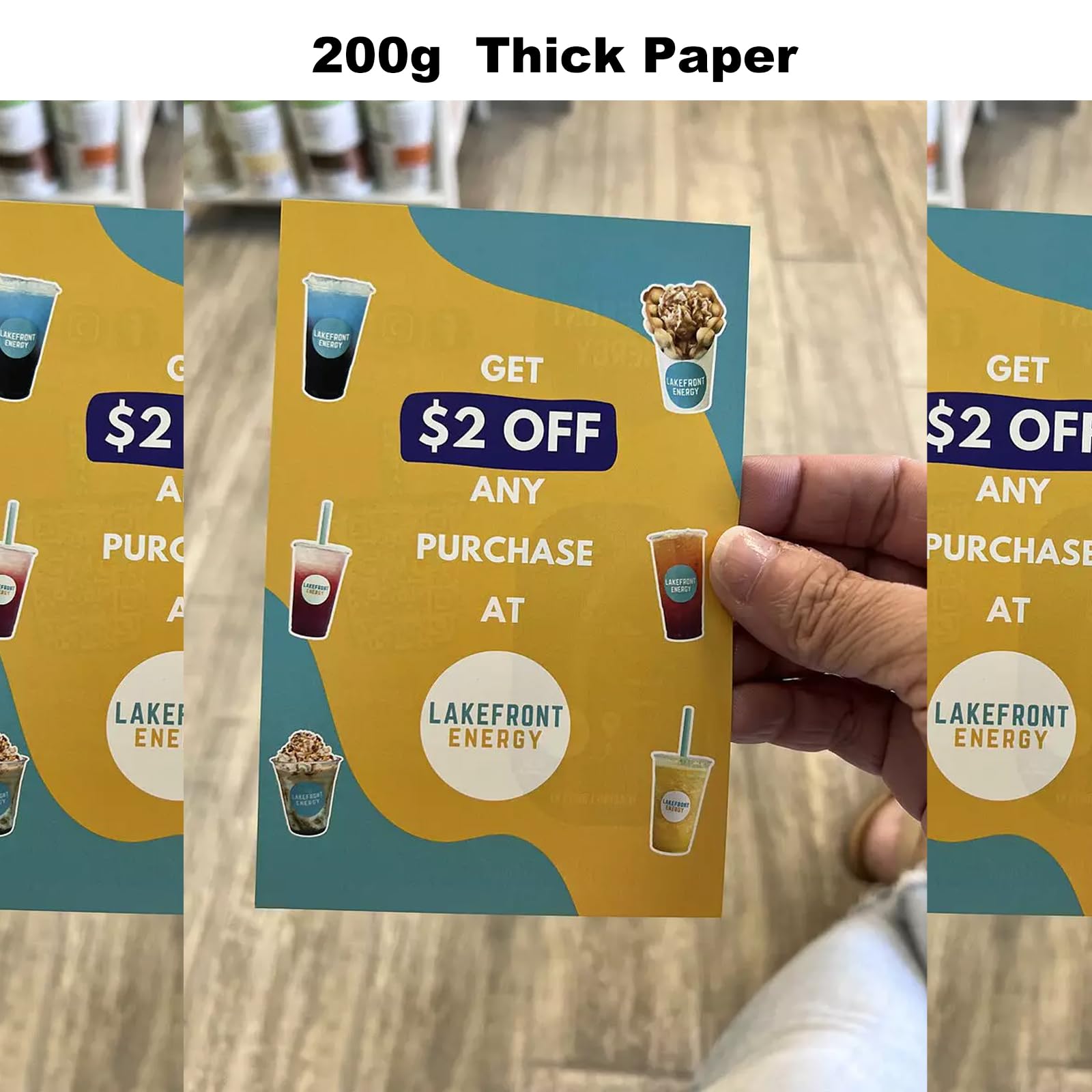 Custom Flyers for Small Business, 30-200 pcs, 8 Szies, Upload Your Design or Image (4 * 6 inches)