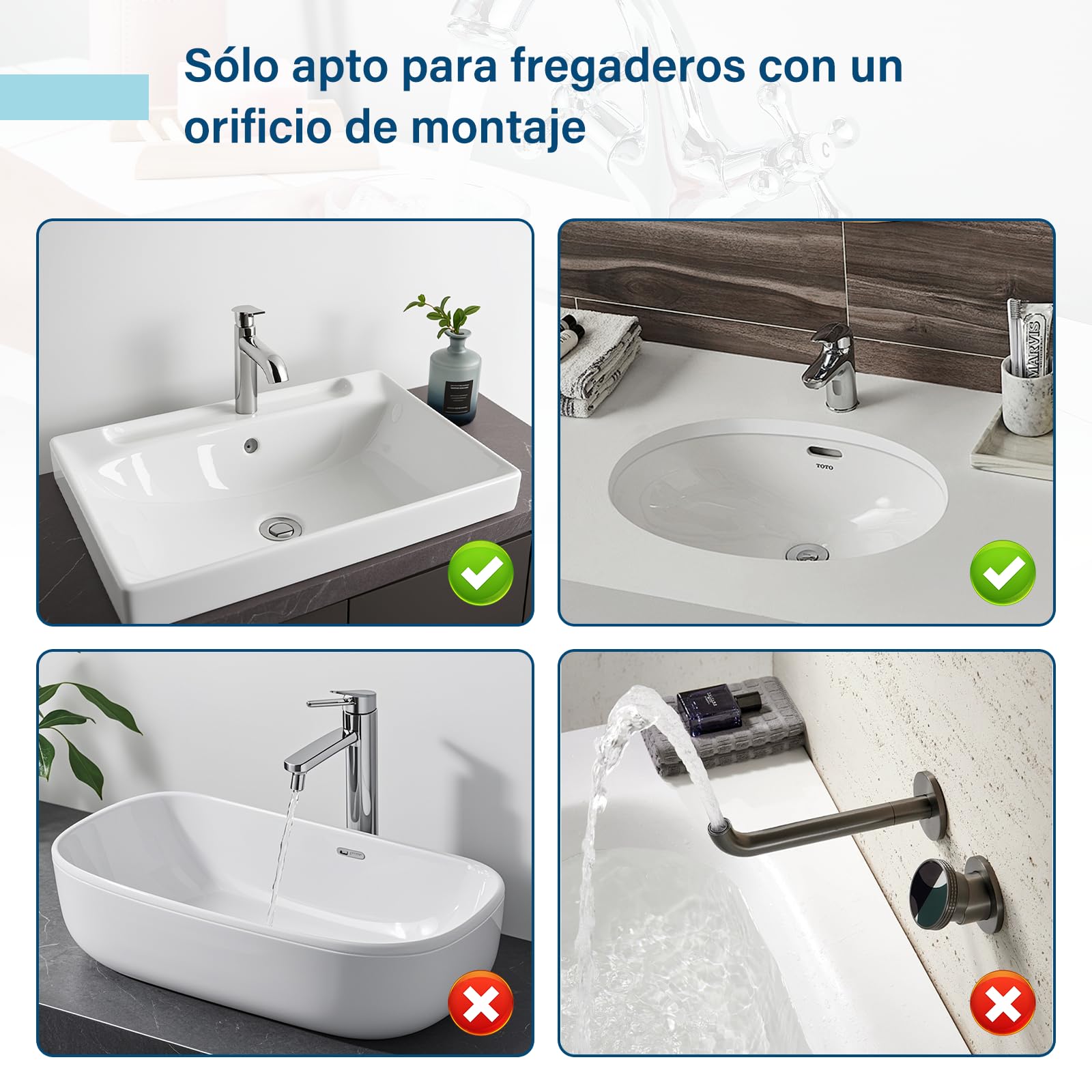 Grifo Mezclador con dos Mandos en Cruz para Lavabo Estilo Victoriano Tradicional Grifo de Lavabo vintage Cromado