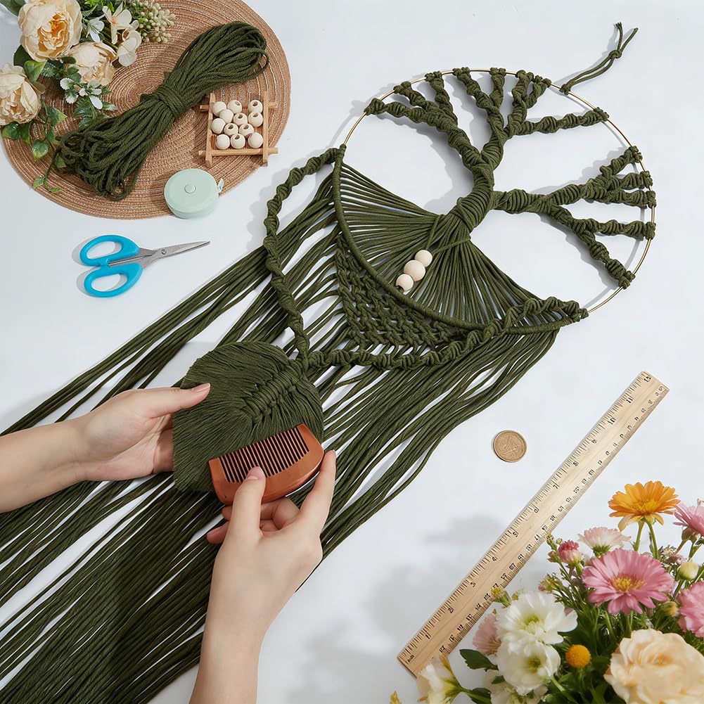 Amazon | ORIGACH DIY マクラメ生命の樹 壁掛けキット ハンドメイド