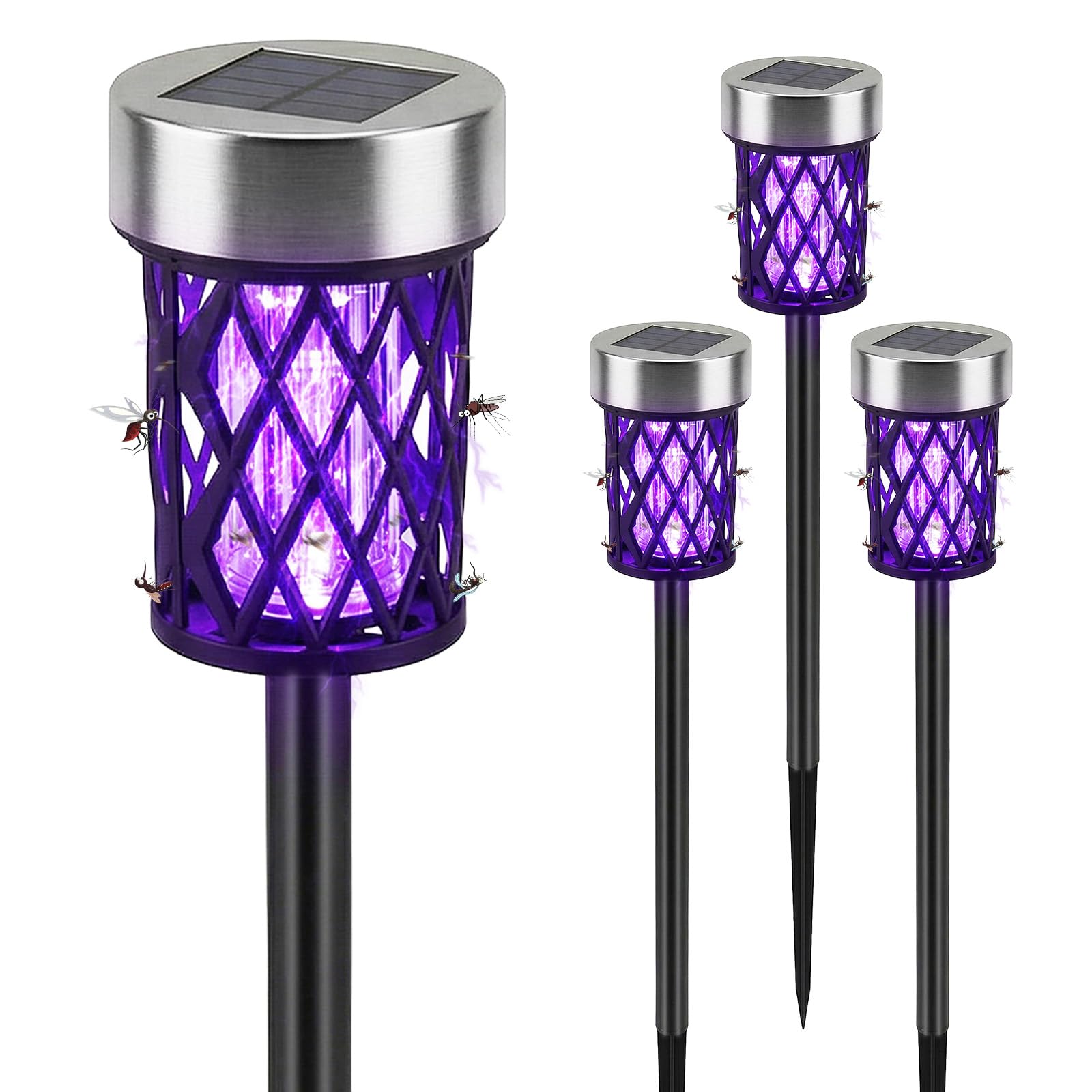 Photo 1 of Lycxbfjia 4 Pack Solar Bug Zapper