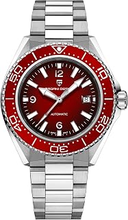 BENYAR Pagani Design 42MM Ceramic Dive Automatic Watch, Sapphire AR Coating 100M Waterproof Steel