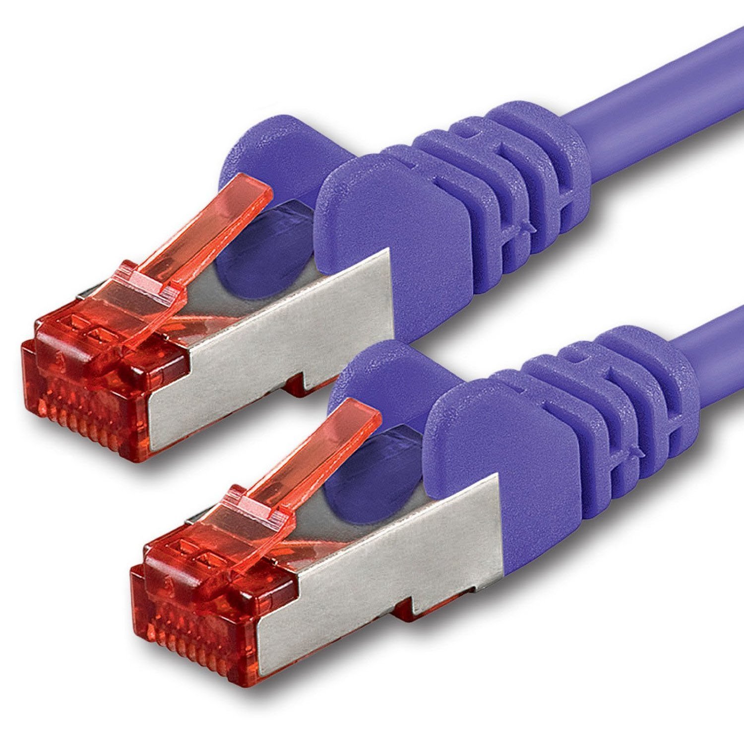 1aTTack - Cable de red SFTP PIMF con 2 conectores RJ45 de doble apantallamiento CAT 6 amarillo 30m — view 71