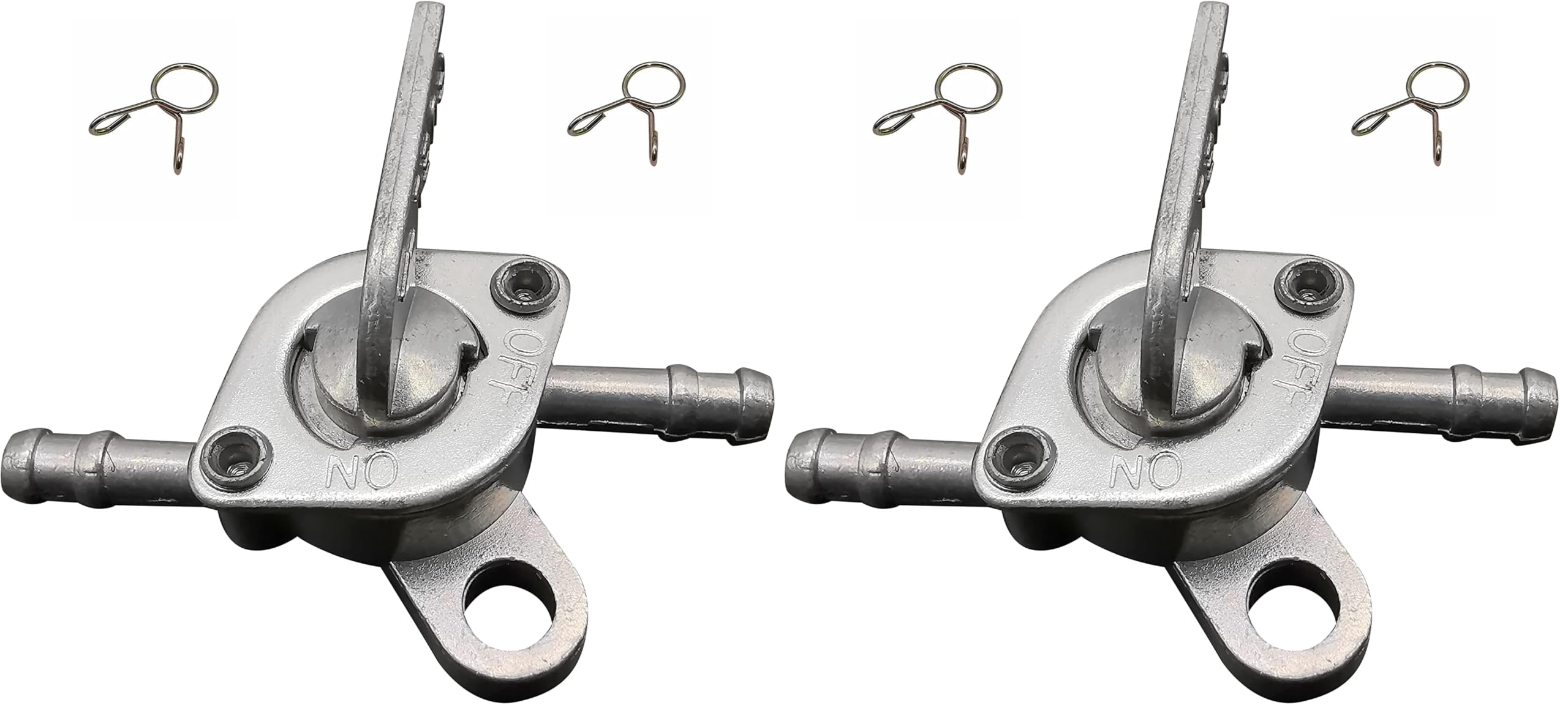 YAMAKATO Inline Gas Fuel Petcock Shut Off Valve 3/16 for Baja Nini ATV Dirt Super Pocket Mini Bike Go Kart Motorcycle Tao Tao 50 70cc 110cc 125cc and Generators (Pack of 2)
