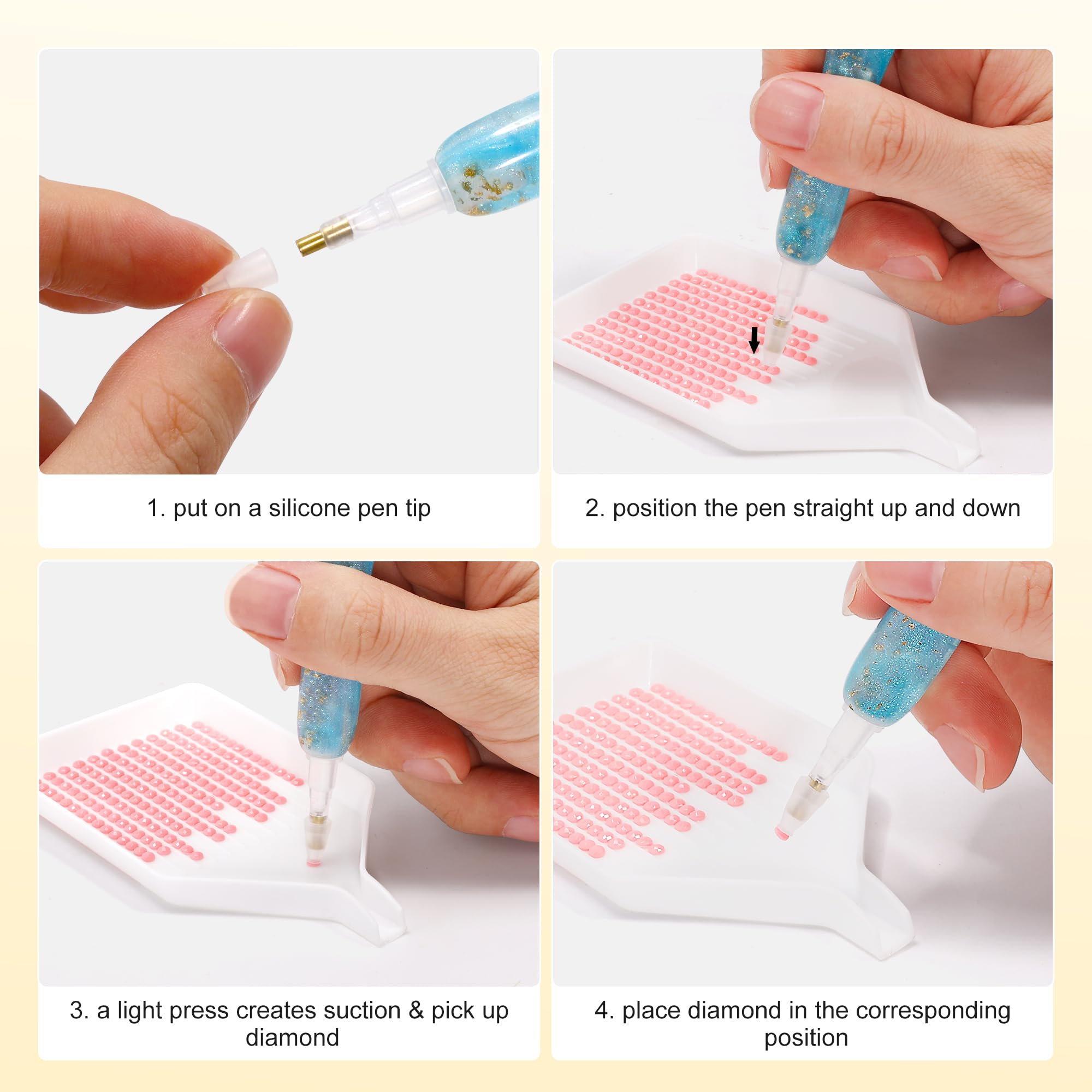 PP OPOUNT Diamond Art Pens, 2026 Electrostatic Pen for Diamond Art Kit for Adult — view 2