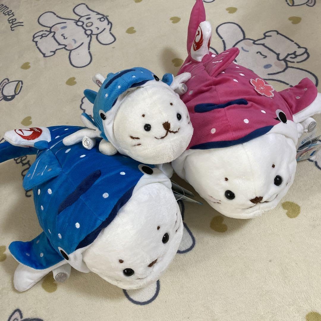 Amazon.co.jp: 美ら海水族館×JAL コラボ しろたん ジンベエジェットに