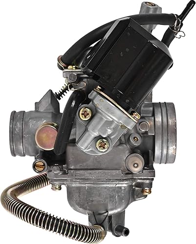 Miniatura 4 de GY6 Carburador de 125 cc150 cc para motores de 4 tiempos, choke eléctrico, scooter ATV Go Kart 152QMI 157QMJ con colector de admisión de filtro de
