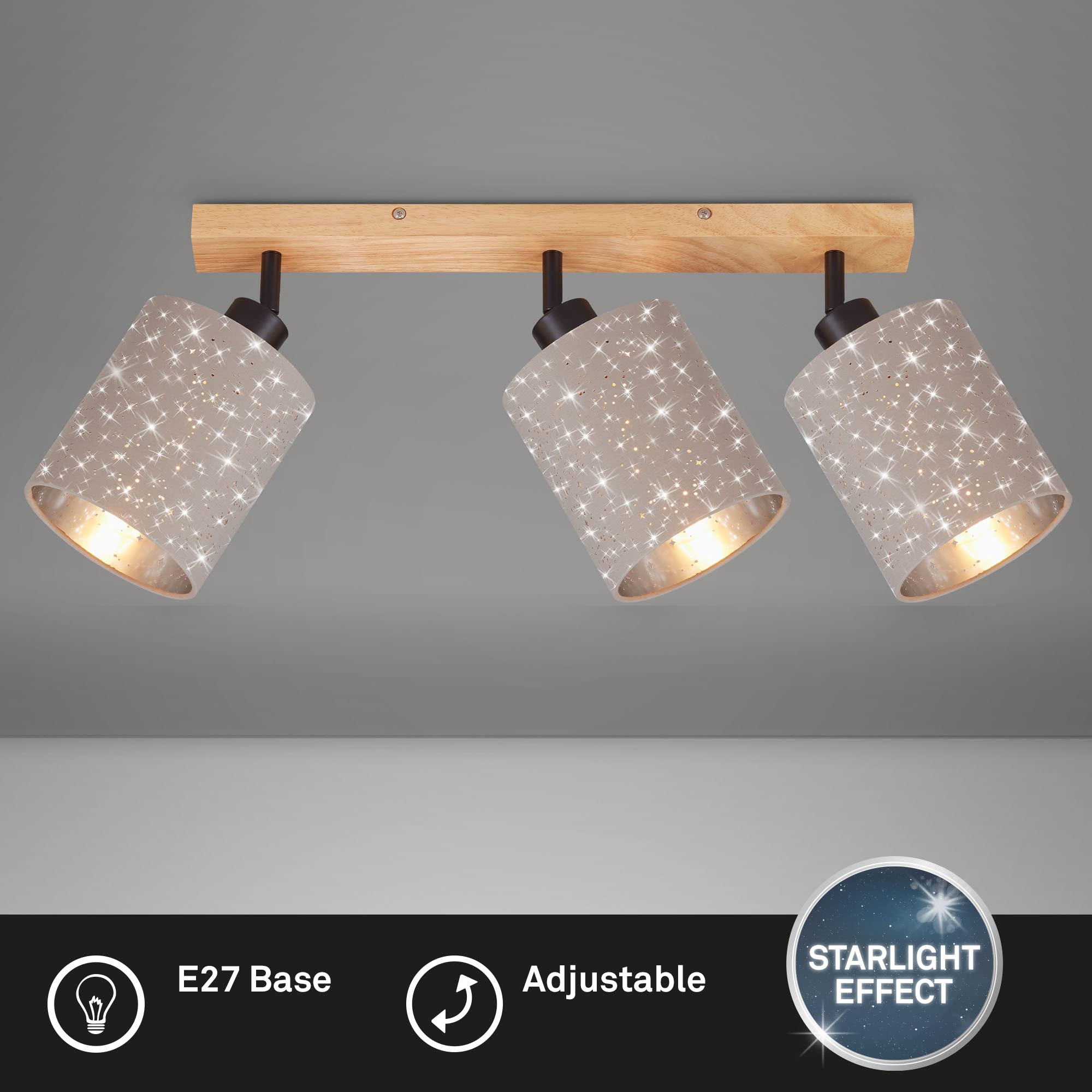 SUBZONAL-BRILONER - Projecteur, Plafonnier Avec Effet étoilé