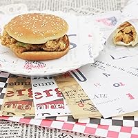 Vista 4 de Papel Premium para Delicatessen 12"x12" - Paquete de 200 - Resistente al Agua y Grasa, Forros Antigrasa para Bandejas de Comida - Envoltorios