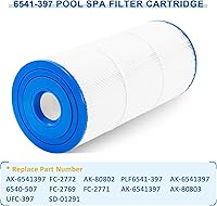 Vista 5 de 6541-397 Pool Spa Filter Compatible with 2009-2023 Sundance 880 Spa Filter (Outer 6473-165 and Inner 6473-164), Replacement for Sundance 880 Filter