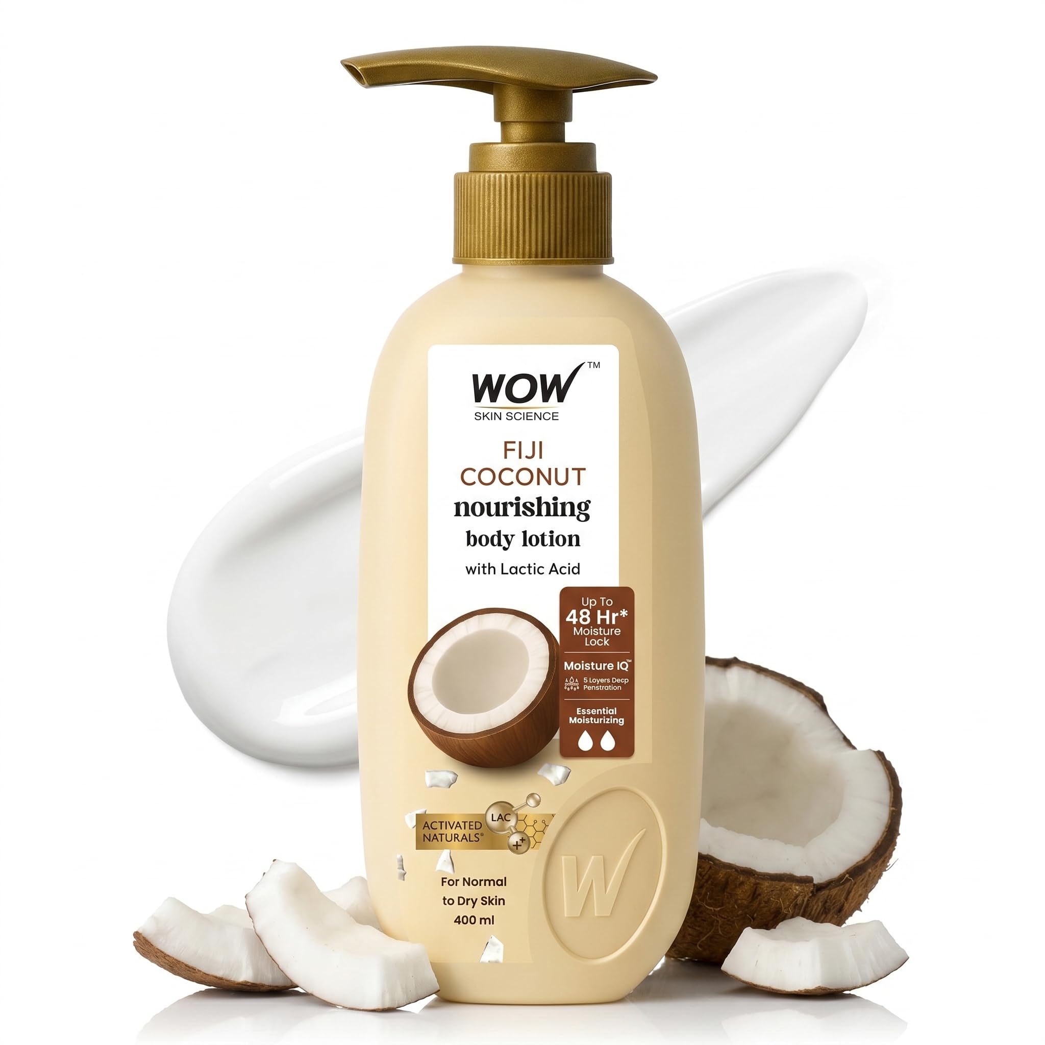 WOW Skin Science Coconut Milk & Argan Oil Body Lotion - Medium Hydration - No Mineral Oil, Parabens, Silicones, Color & PG - 400mL-picture-52
