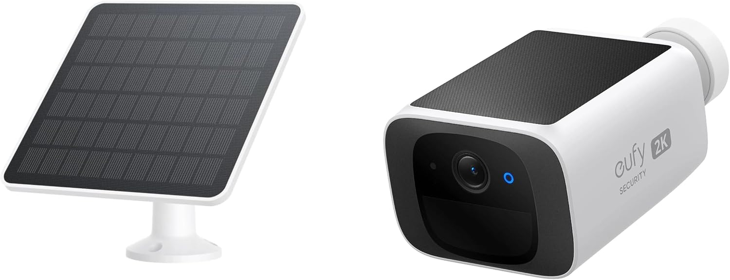 eufy Security SoloCam S220 with Solar Panel (3W), Wireless